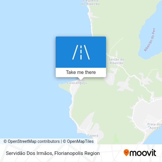 Servidão Dos Irmãos map