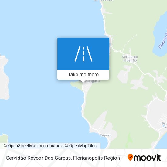 Servidão Revoar Das Garças map