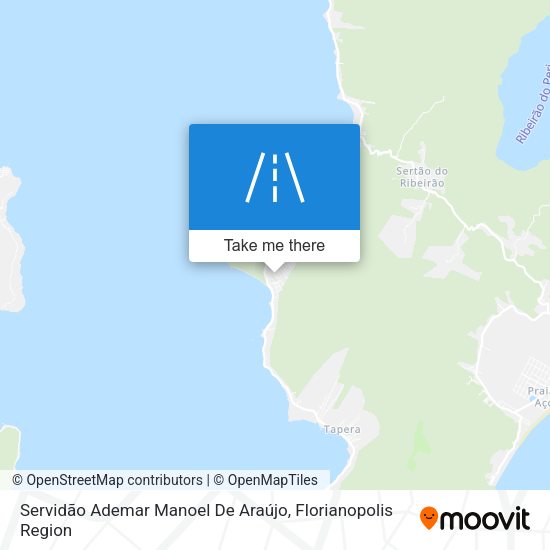 Servidão Ademar Manoel De Araújo map