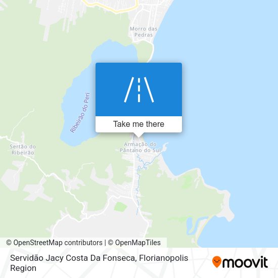 Servidão Jacy Costa Da Fonseca map
