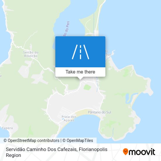 Servidão Caminho Dos Cafezais map