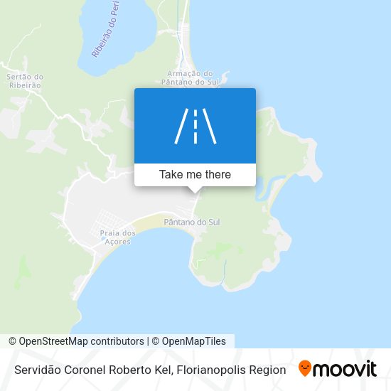 Servidão Coronel Roberto Kel map