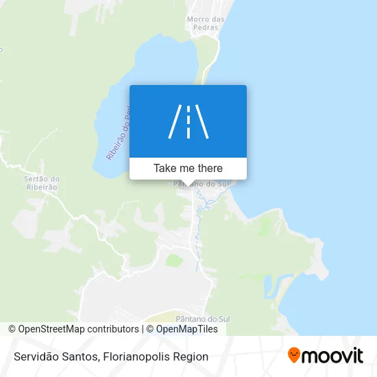 Servidão Santos map