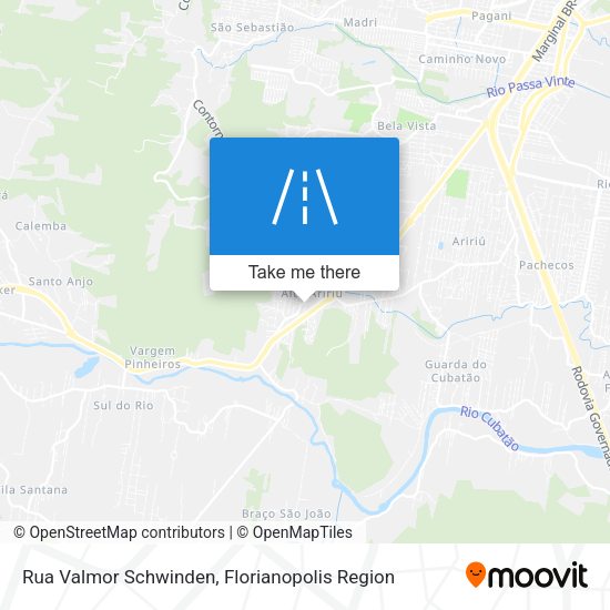 Rua Valmor Schwinden map