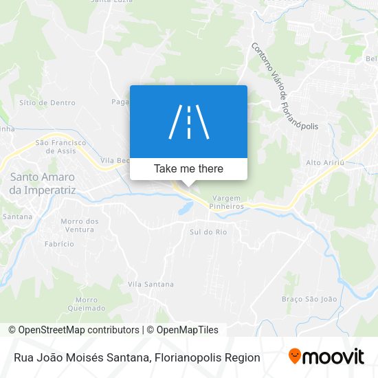 Rua João Moisés Santana map
