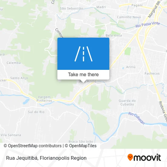 Rua Jequitibá map