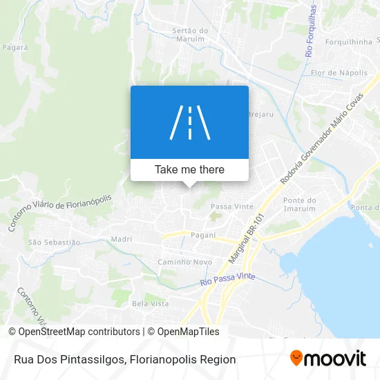 Rua Dos Pintassilgos map