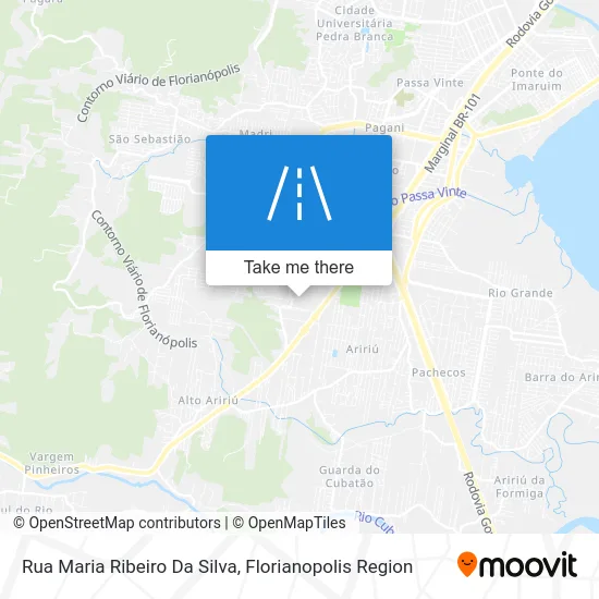 Rua Maria Ribeiro Da Silva map