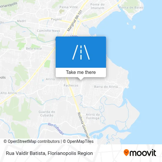 Rua Valdir Batista map