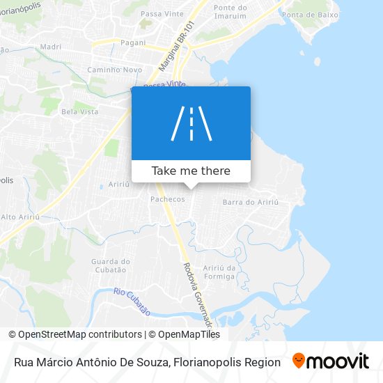 Rua Márcio Antônio De Souza map