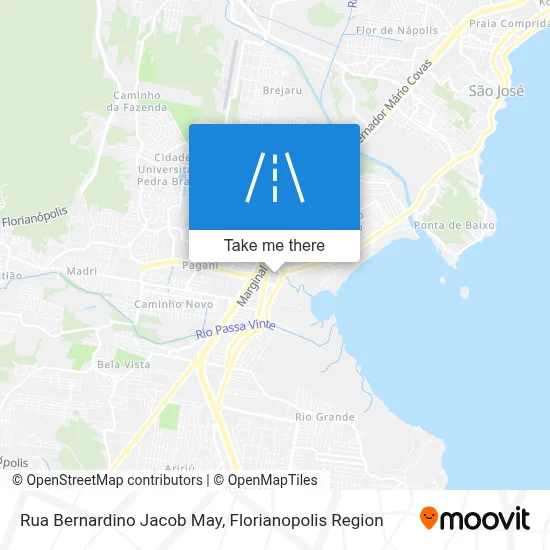 Rua Bernardino Jacob May map