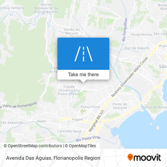 Avenida Das Águias map