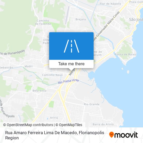 Mapa Rua Amaro Ferreira Lima De Macedo