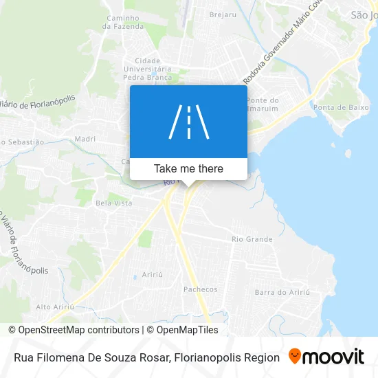 Rua Filomena De Souza Rosar map