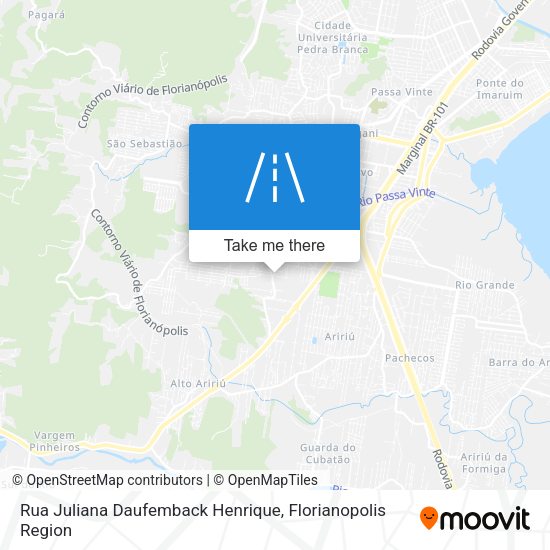 Rua Juliana Daufemback Henrique map