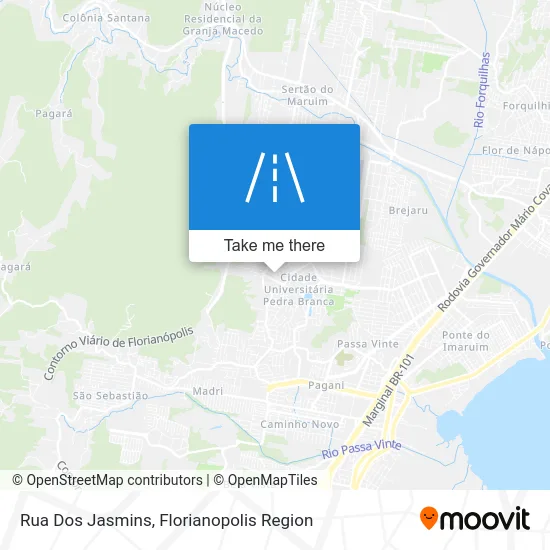Rua Dos Jasmins map