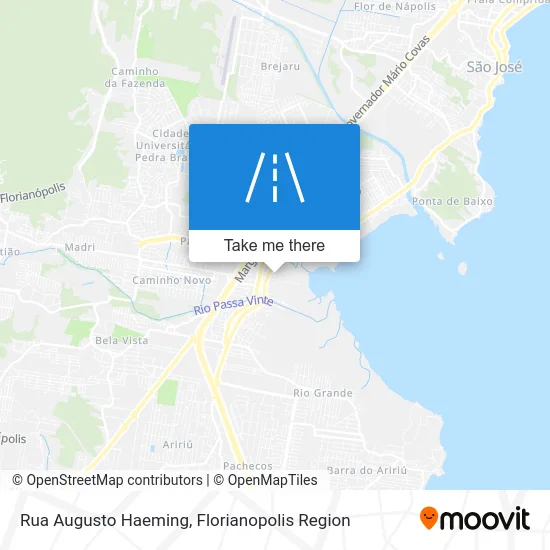 Rua Augusto Haeming map