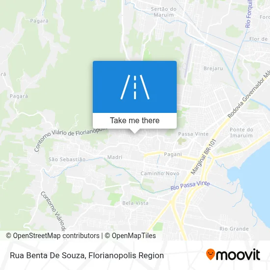 Rua Benta De Souza map