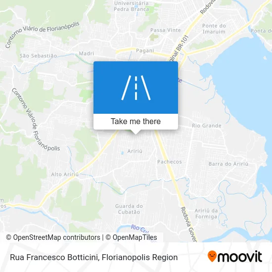 Rua Francesco Botticini map