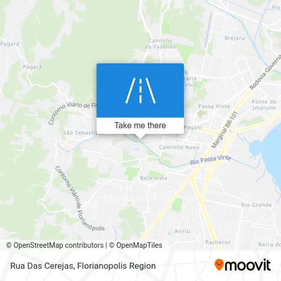 Rua Das Cerejas map