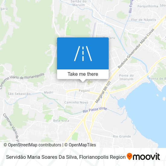 Servidão Maria Soares Da Silva map