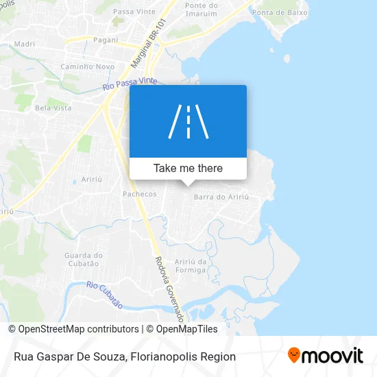 Rua Gaspar De Souza map