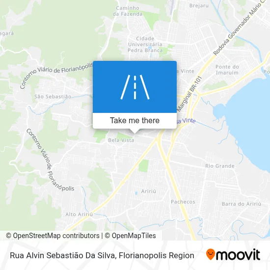 Rua Alvin Sebastião Da Silva map