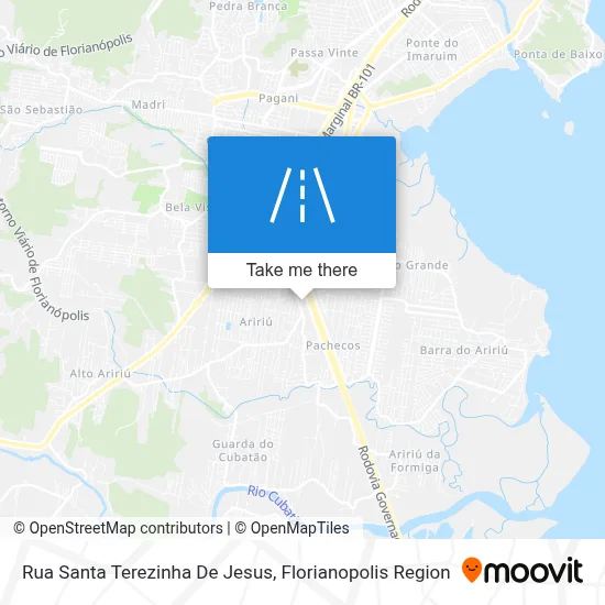 Rua Santa Terezinha De Jesus map