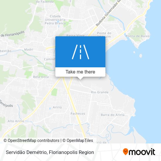 Servidão Demétrio map