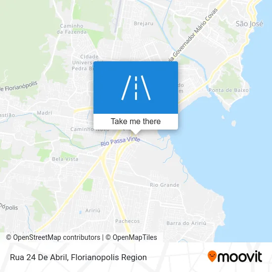 Rua 24 De Abril map