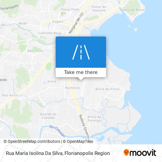 Mapa Rua Maria Isolina Da Silva