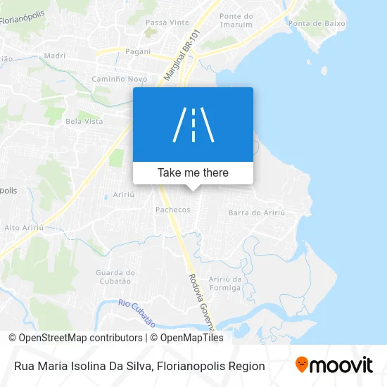 Rua Maria Isolina Da Silva map