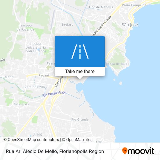 Rua Ari Alécio De Mello map