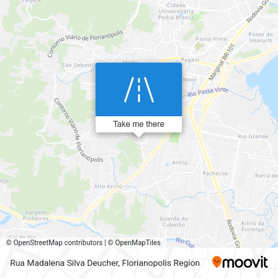 Rua Madalena Silva Deucher map