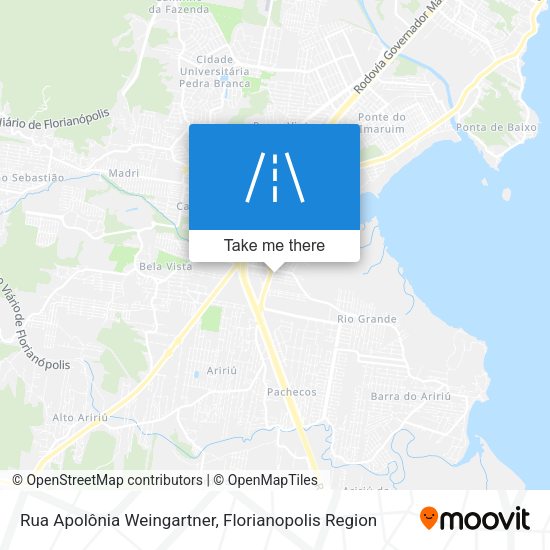 Rua Apolônia Weingartner map