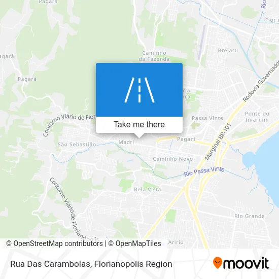 Rua Das Carambolas map