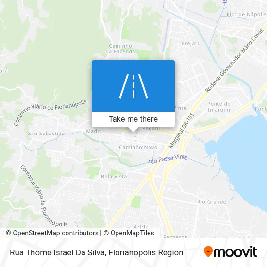 Rua Thomé Israel Da Silva map