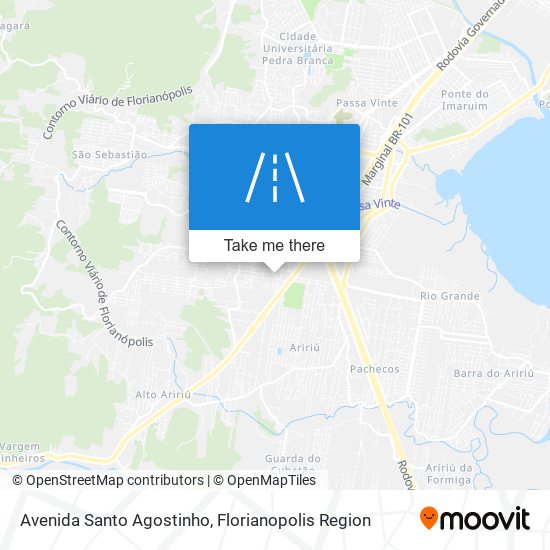 Mapa Avenida Santo Agostinho