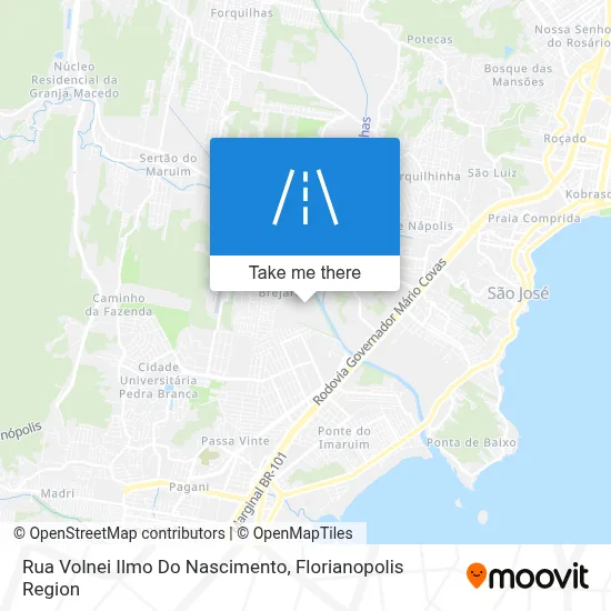 Rua Volnei Ilmo Do Nascimento map