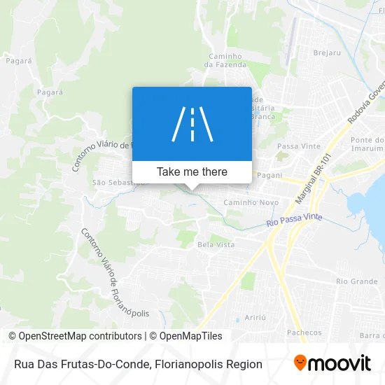 Rua Das Frutas-Do-Conde map