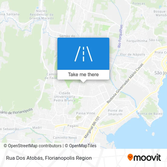 Rua Dos Atobás map