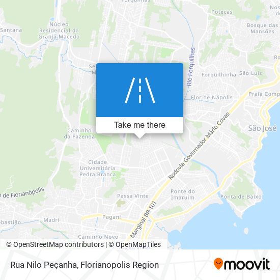 Rua Nilo Peçanha map