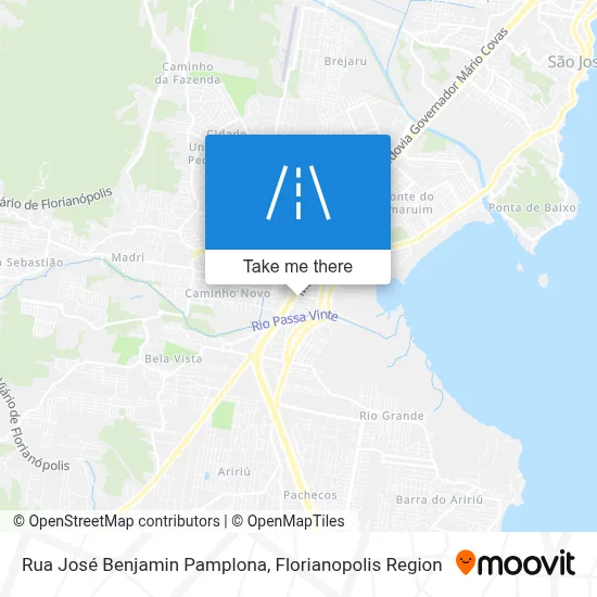 Rua José Benjamin Pamplona map
