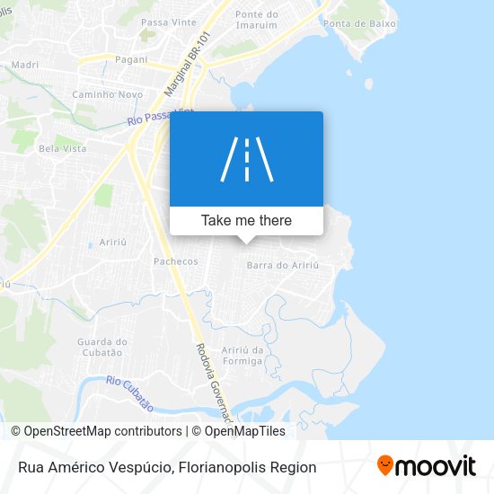 Rua Américo Vespúcio map