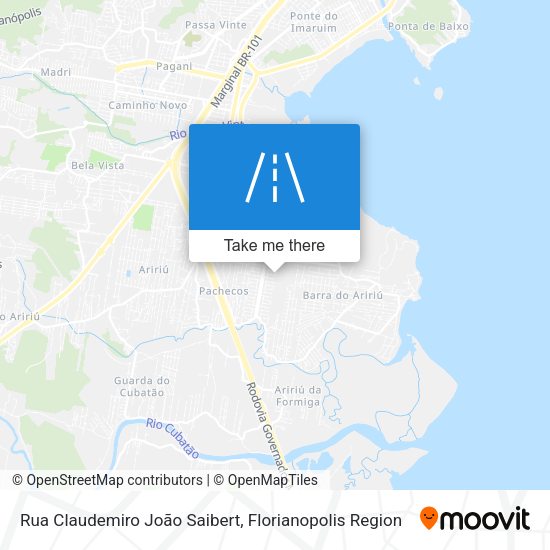 Rua Claudemiro João Saibert map