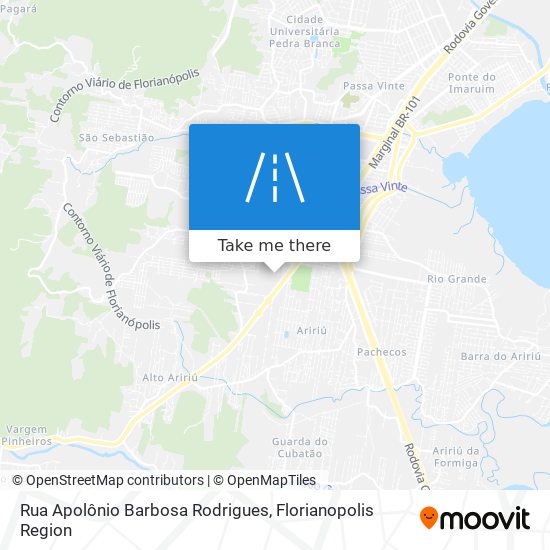 Rua Apolônio Barbosa Rodrigues map