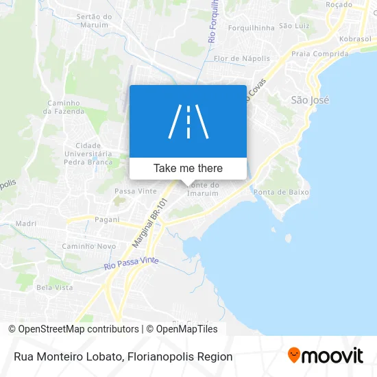 Rua Monteiro Lobato map