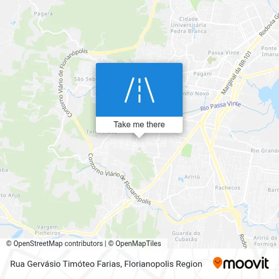 Rua Gervásio Timóteo Farias map