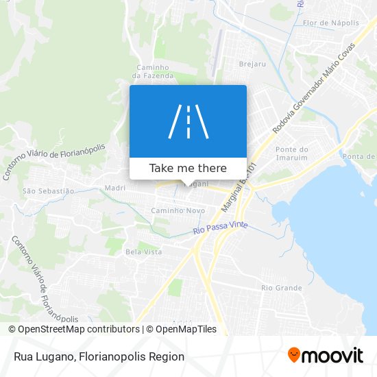 Mapa Rua Lugano