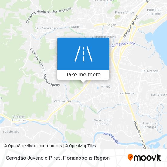 Servidão Juvêncio Pires map